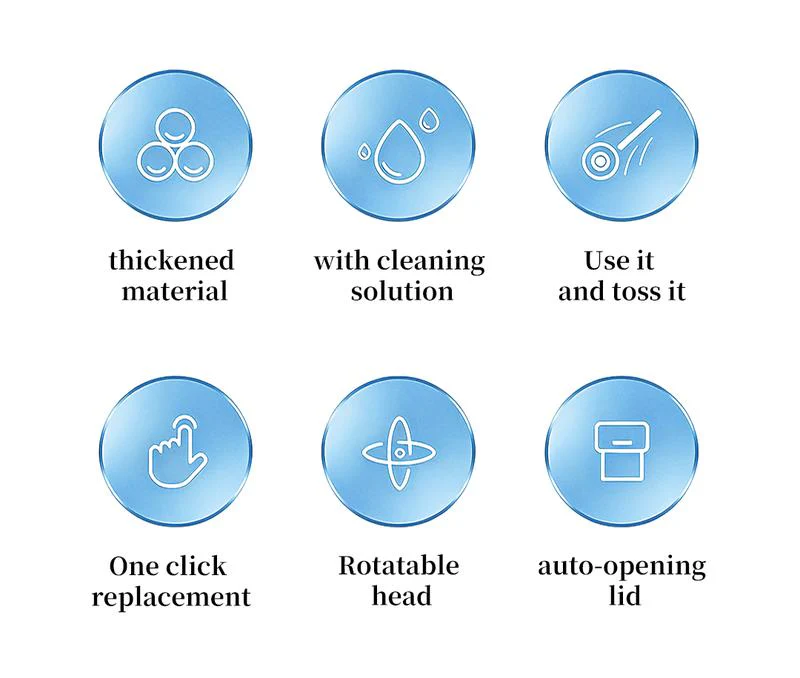 Toilet Scrubber Kit with Self-Cleaning Disposable Pads - Image 6