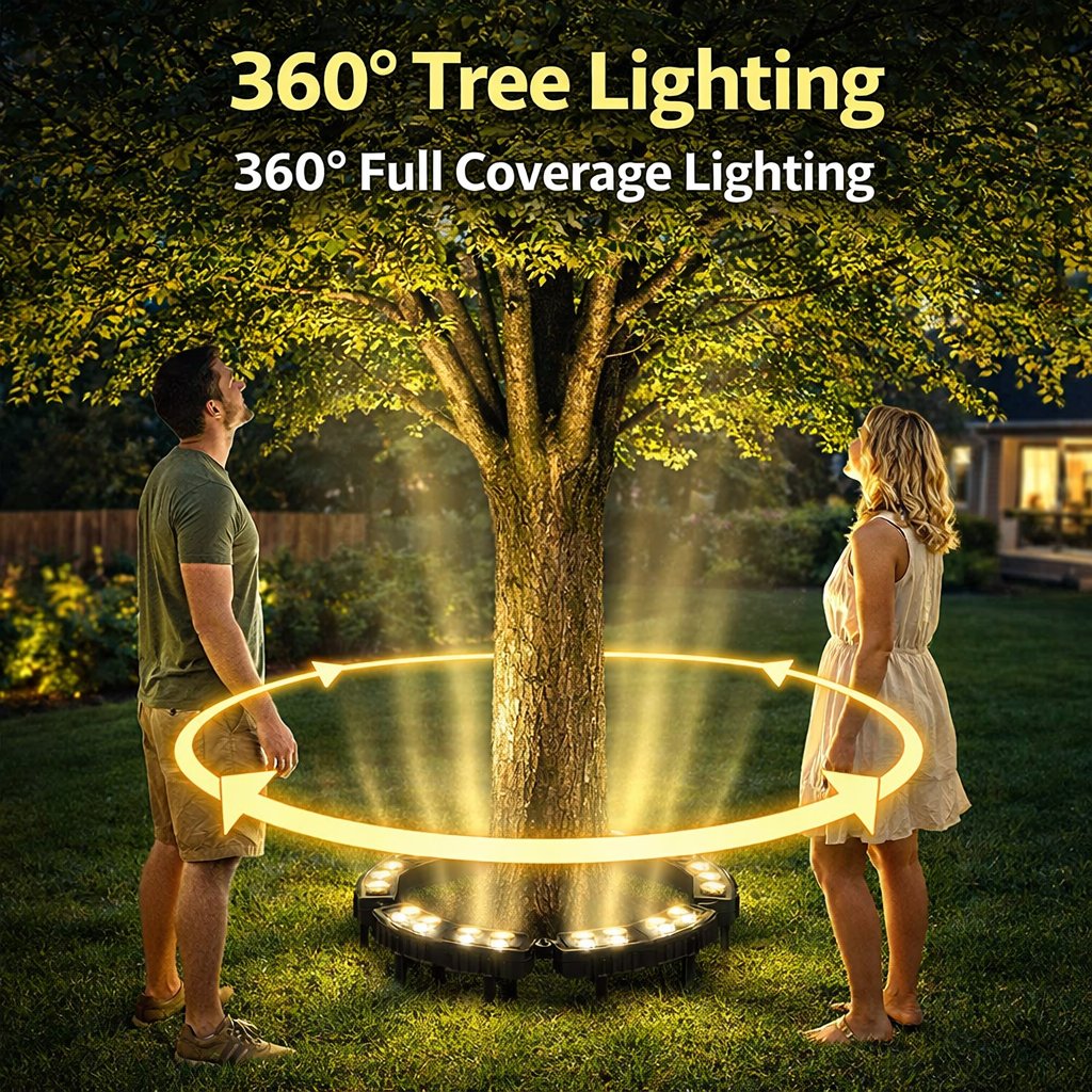 🌳 LED Ring Tree Light | Outdoor Waterproof Landscape Spotlight - Image 3