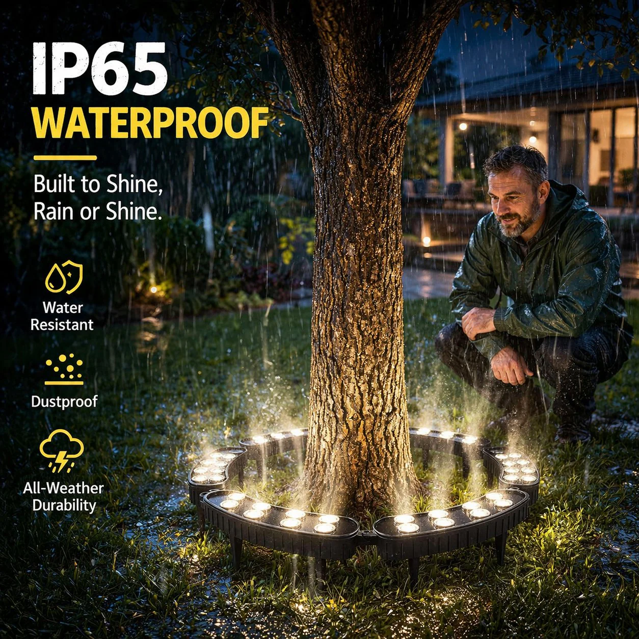 🌳 LED Ring Tree Light | Outdoor Waterproof Landscape Spotlight - Image 5