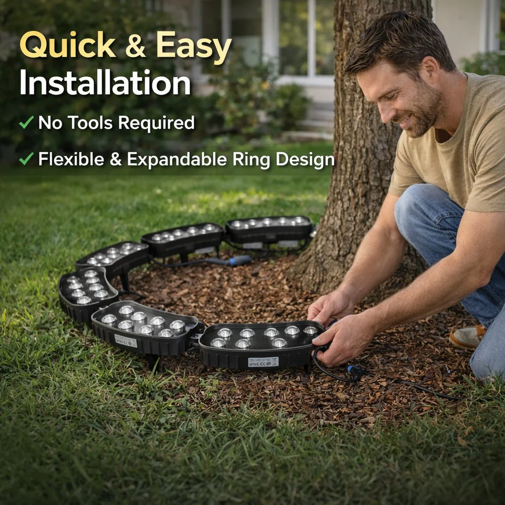 🌳 LED Ring Tree Light | Outdoor Waterproof Landscape Spotlight - Image 7
