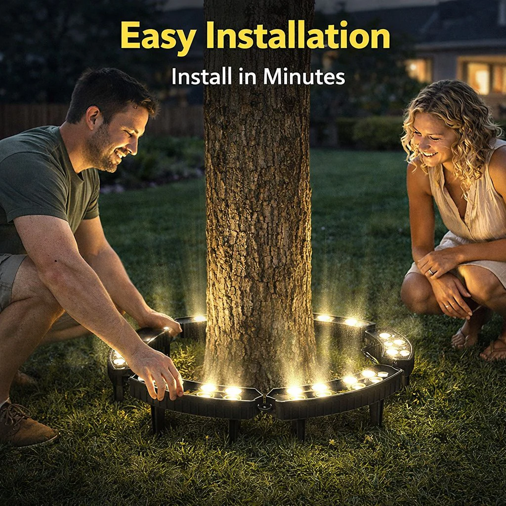 🌳 LED Ring Tree Light | Outdoor Waterproof Landscape Spotlight - Image 8