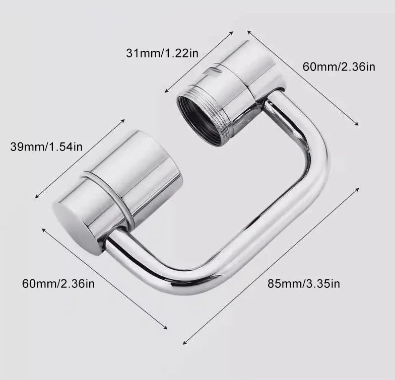 🚰Universal sink faucet✨1080° Rotatable Faucet Aerator Extension - Image 7