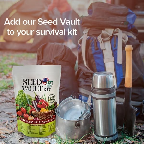 🥦Ultimate Survival Seed Vault (16,000+ Seeds) | 35 Variety Pack🌿|50-Year Shelf Life - Image 5