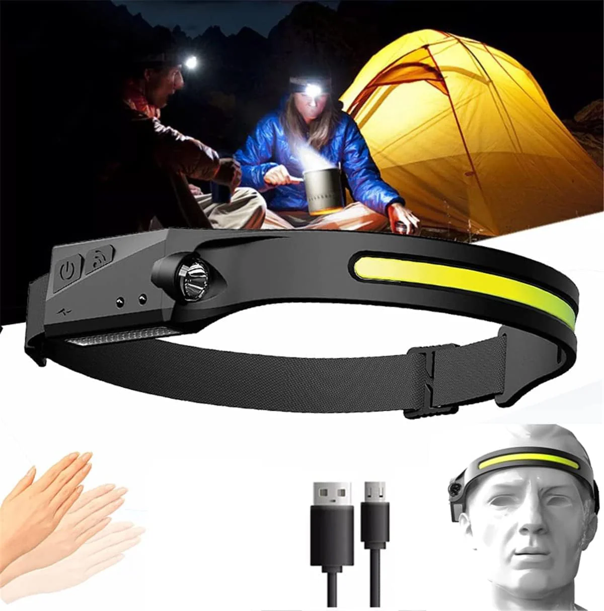 Ultra-Light Waterproof LED Headlamp - Image 2