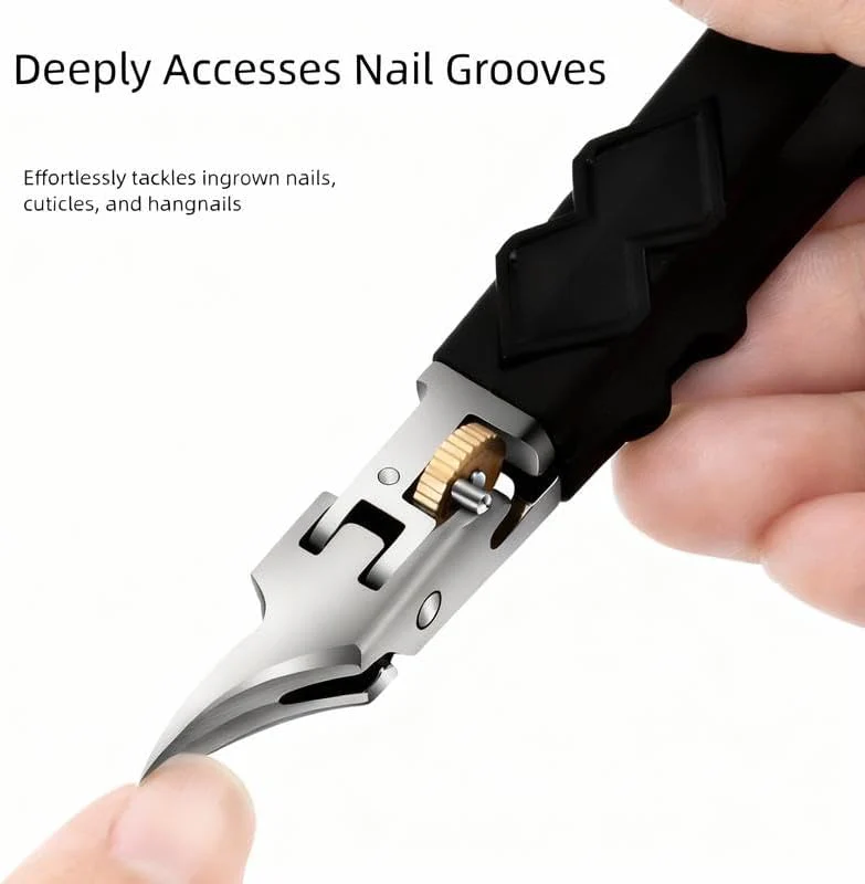 Ultra-Sharp Nail Clipper Set with Anti-Slip Grip - Image 3