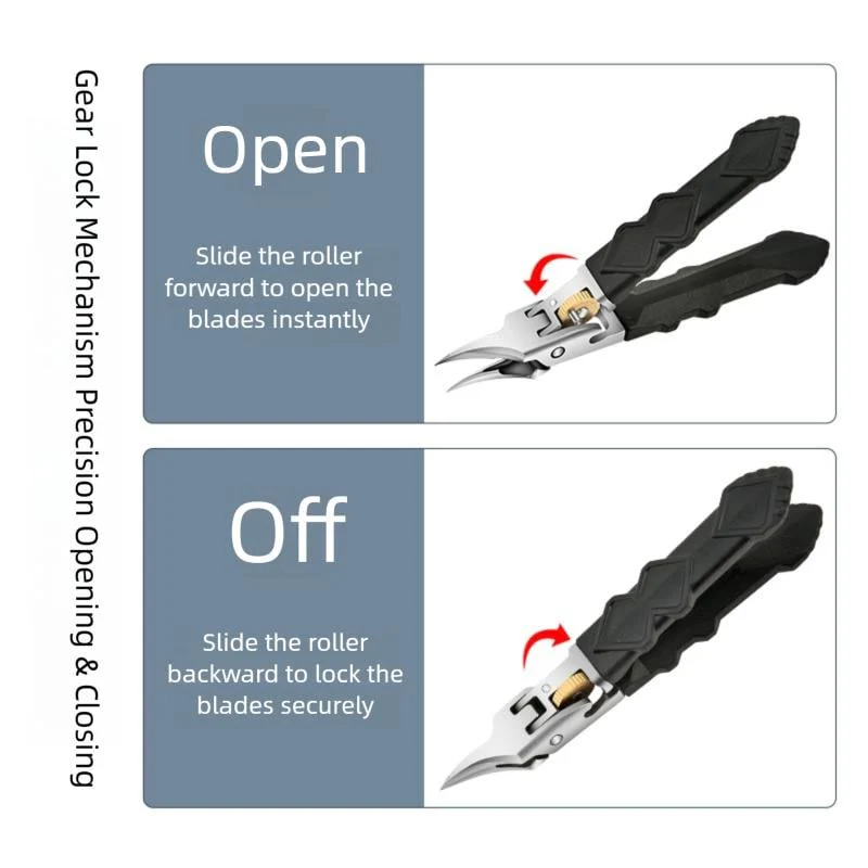 Ultra-Sharp Nail Clipper Set with Anti-Slip Grip - Image 5