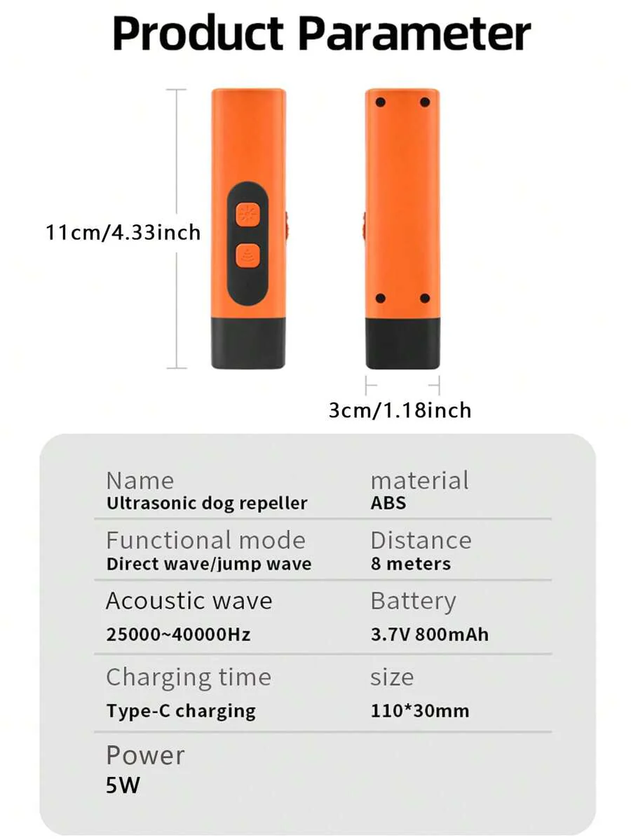 Ultrasonic Dog Bark Deterrent Device – Humane & Effective Dog Repeller - Image 10