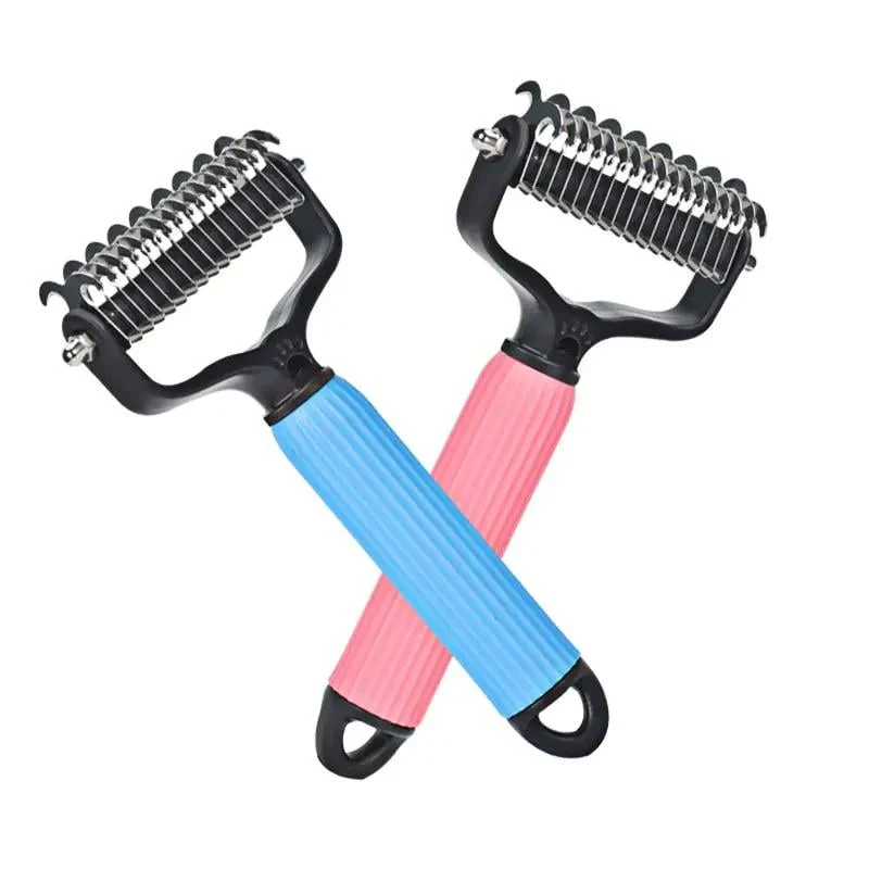 2-in-1 Pet Grooming Rake – Detangle, Deshed & Smooth Fur Easily - Image 5