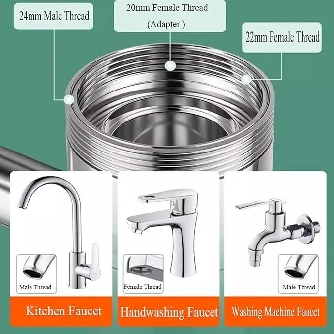 Upgrade Your Sink Experience with the 360° Rotating U Shaped Faucet Extender 🚰 - Image 5