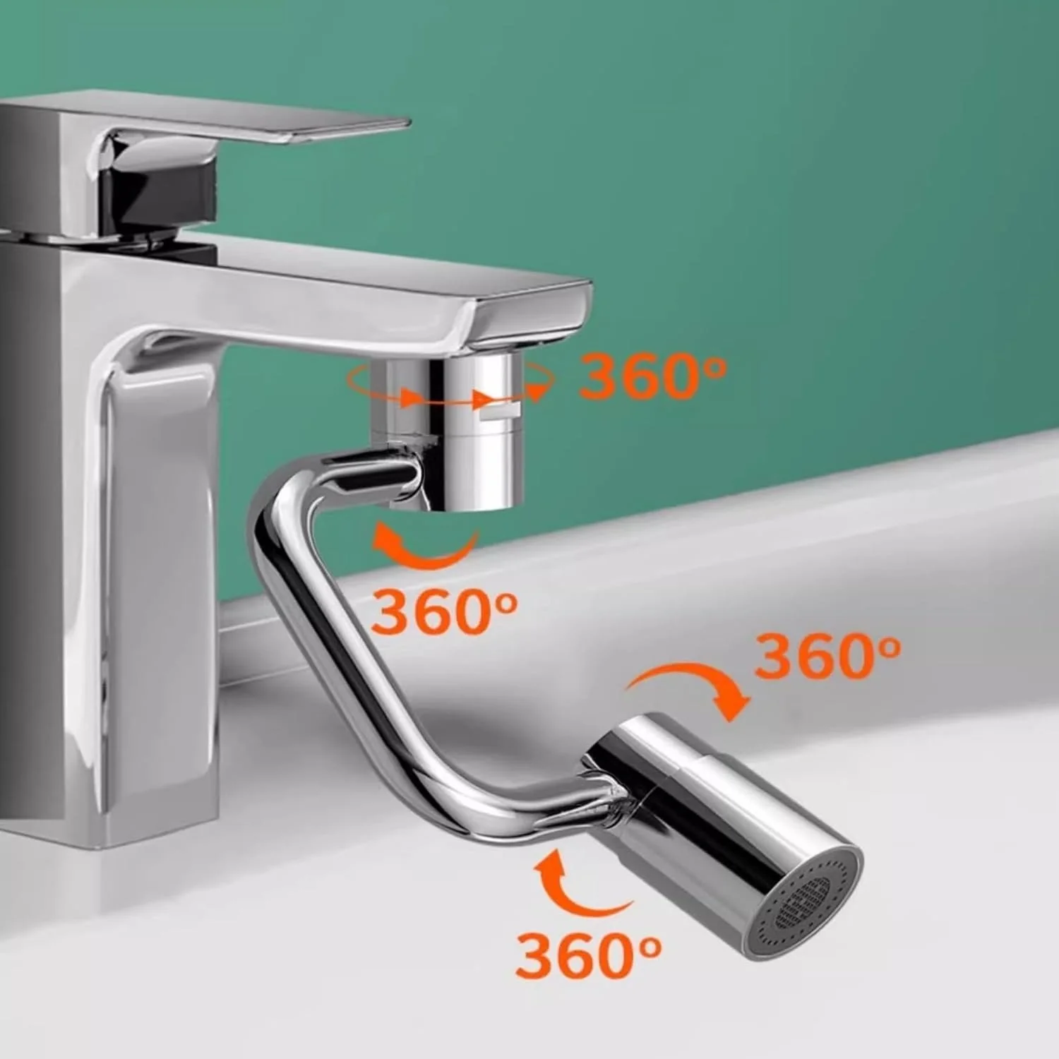 Upgrade Your Sink Experience with the 360° Rotating U Shaped Faucet Extender 🚰 - Image 8