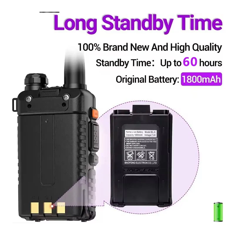📻✨UV-5R Dual Band Ham Radio – Stay Connected Anywhere! 🌍🚶‍♂️ - Image 2