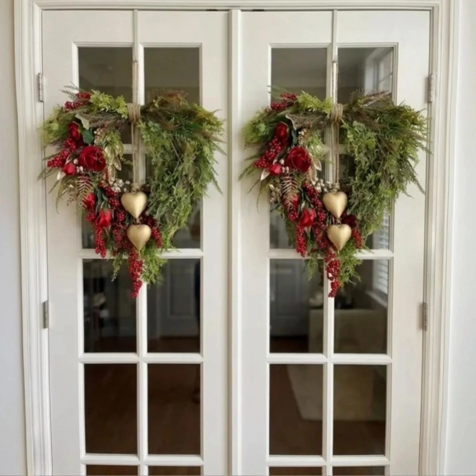 ❤️ Valentine’s Day Farmhouse Valentine Heart Wreath - Image 5