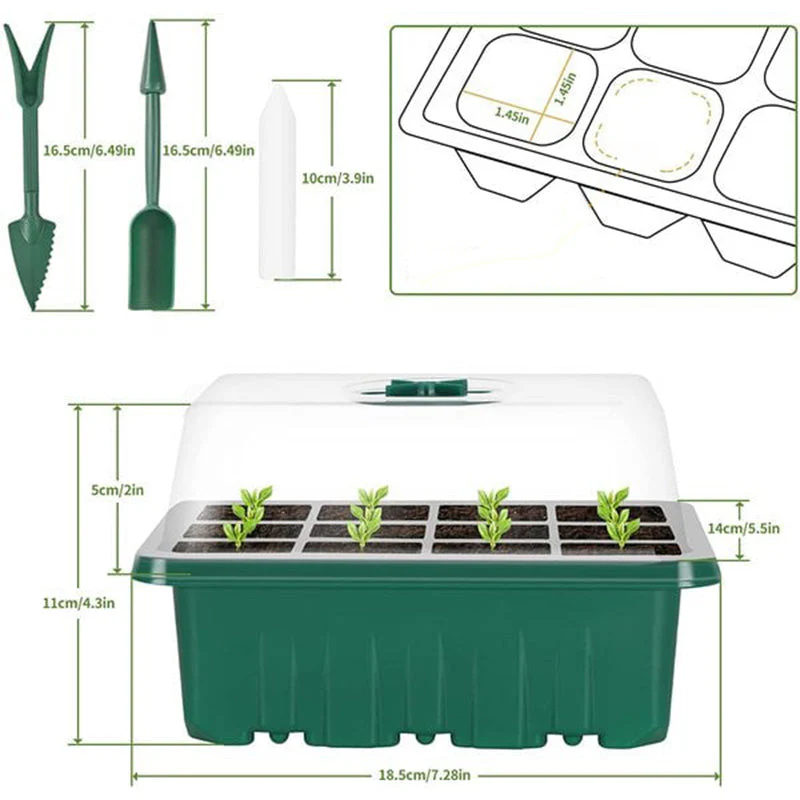 🔥Seed Starter Trays with Grow Light - Image 8