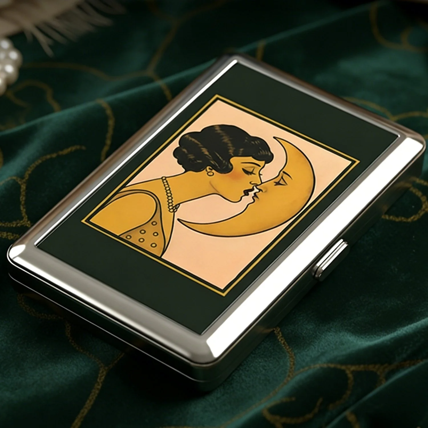 Vintage Art Deco Versatile Card & Cash Case With RFID Protection - Image 5