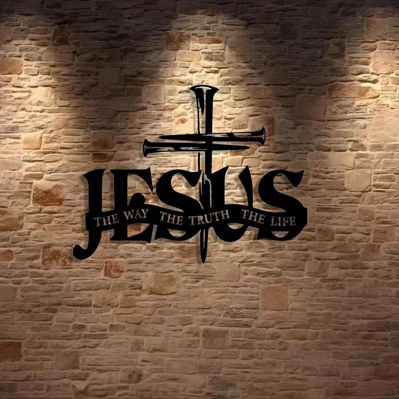 ✝️ Vintage Metal Cross Wall Art 🏡✨ Includes Nails - Image 3