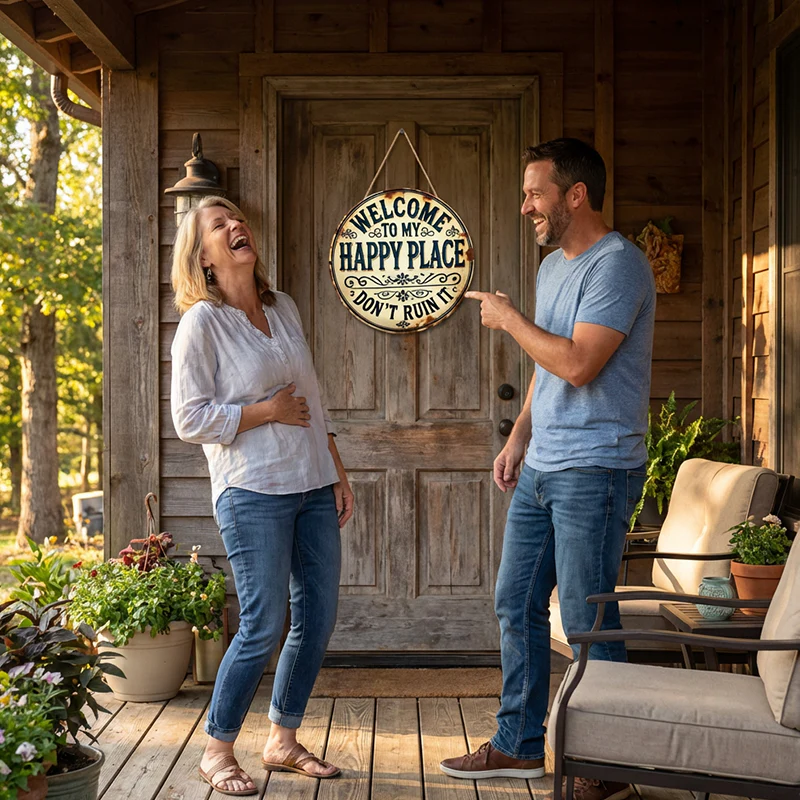 “This Is My Happy Place” Door Sign - Image 9