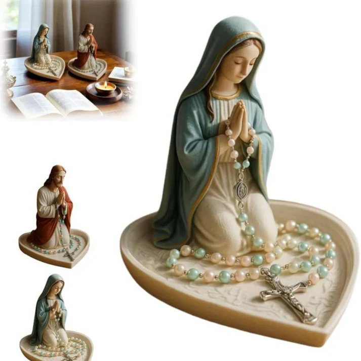 Virgin Mary Rosary Holder - With Necklace - Image 5