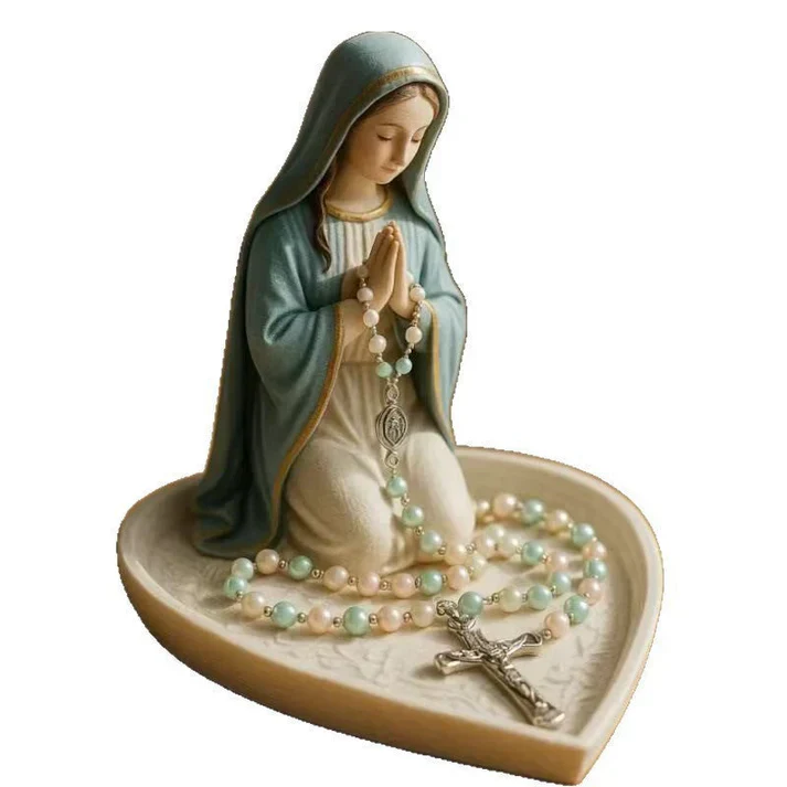Virgin Mary Rosary Holder - With Necklace - Image 7