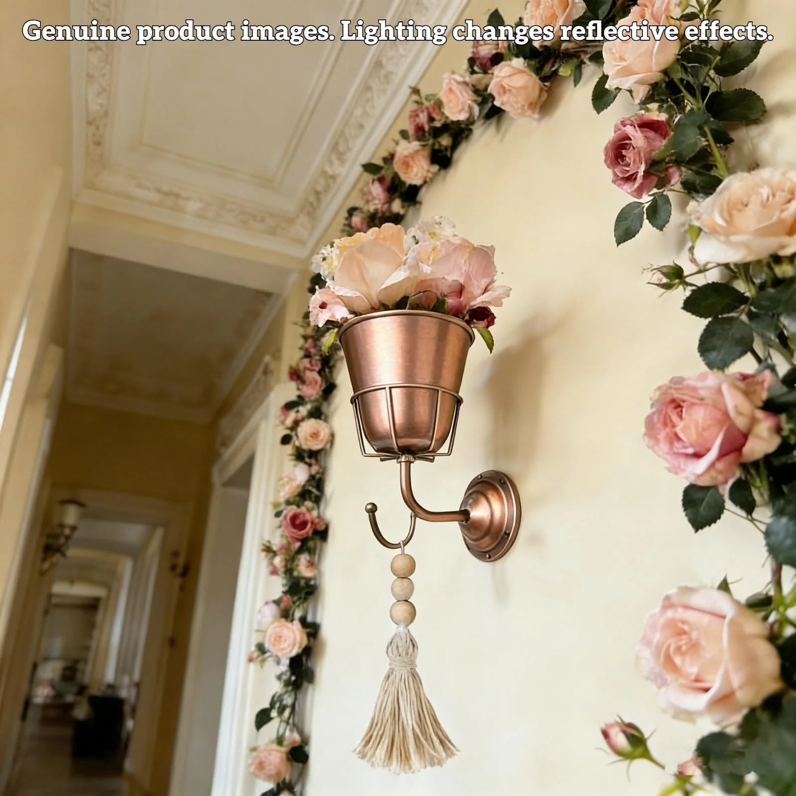 🌸 Wall-Mounted Flower Vase with Hook - Image 9