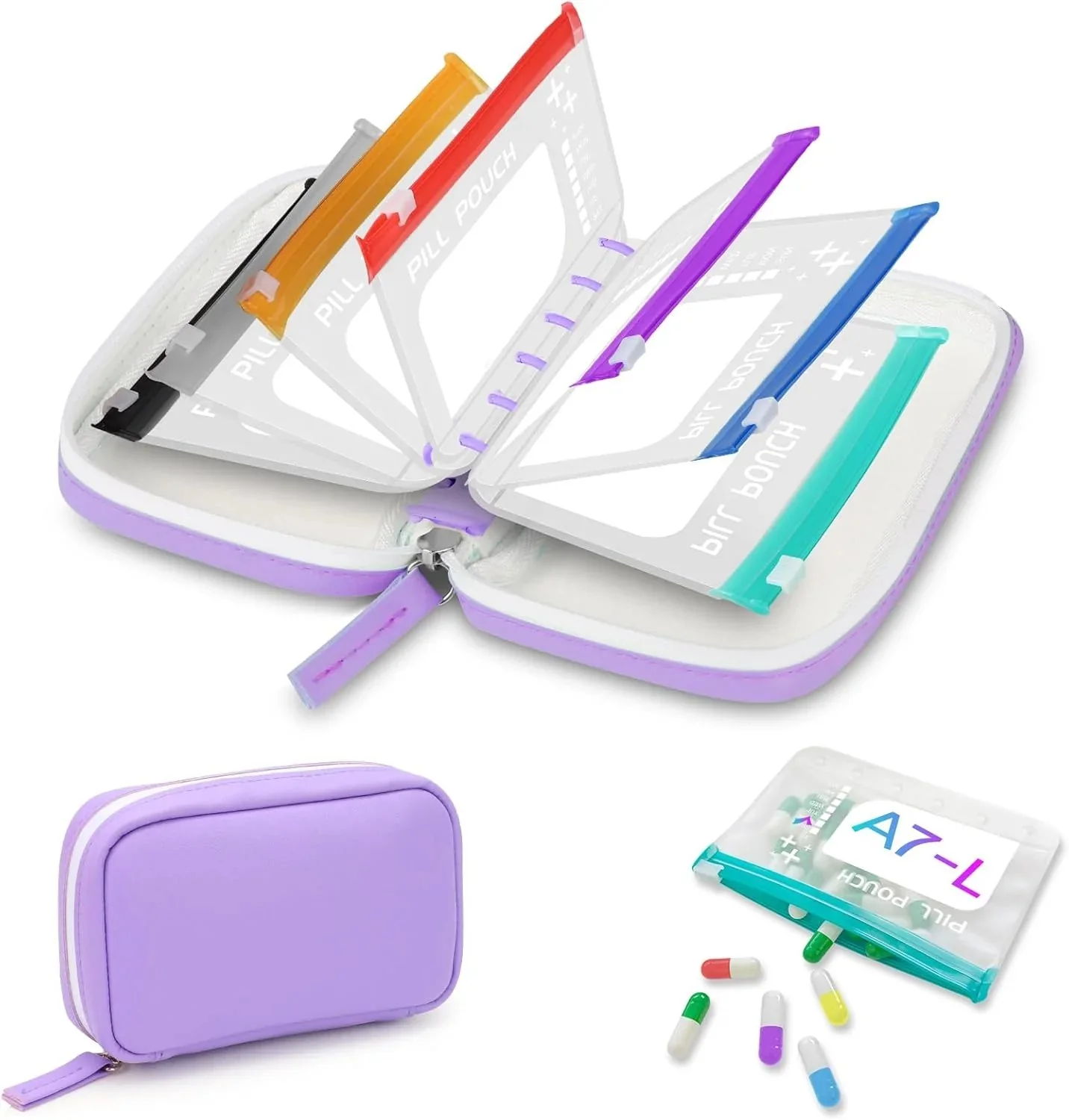 Waterproof Pill Pouch Set- 7Pcs Bags Inside - Image 10