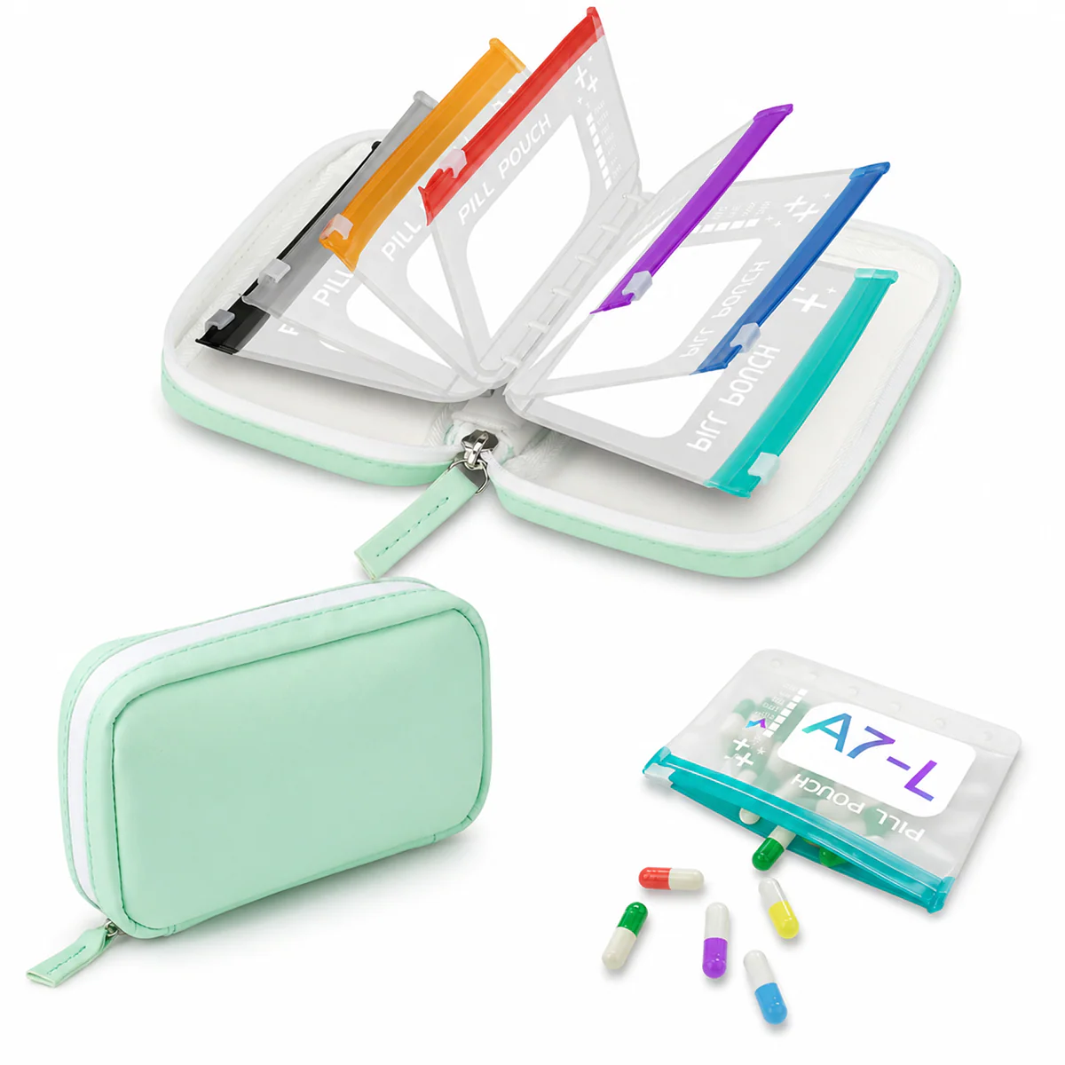 Waterproof Pill Pouch Set- 7Pcs Bags Inside - Image 11