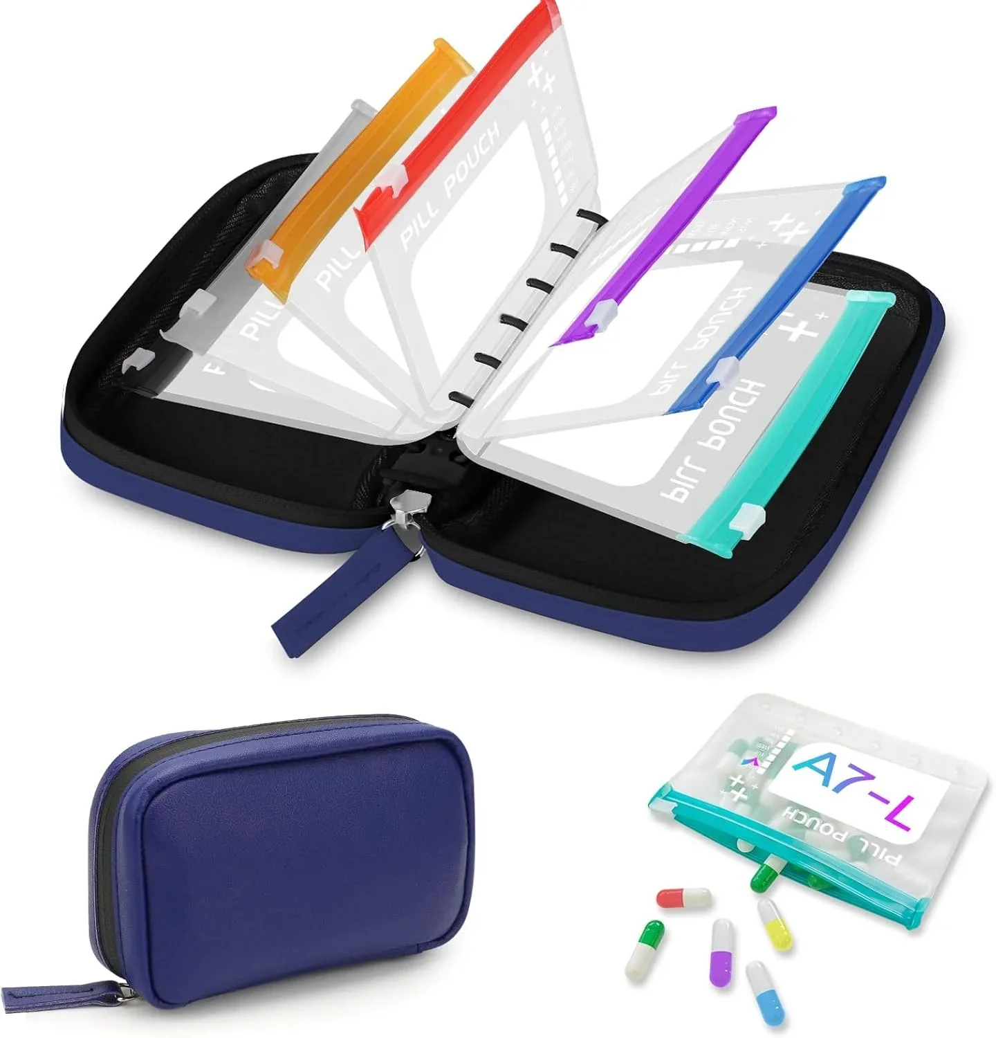 Waterproof Pill Pouch Set- 7Pcs Bags Inside - Image 8