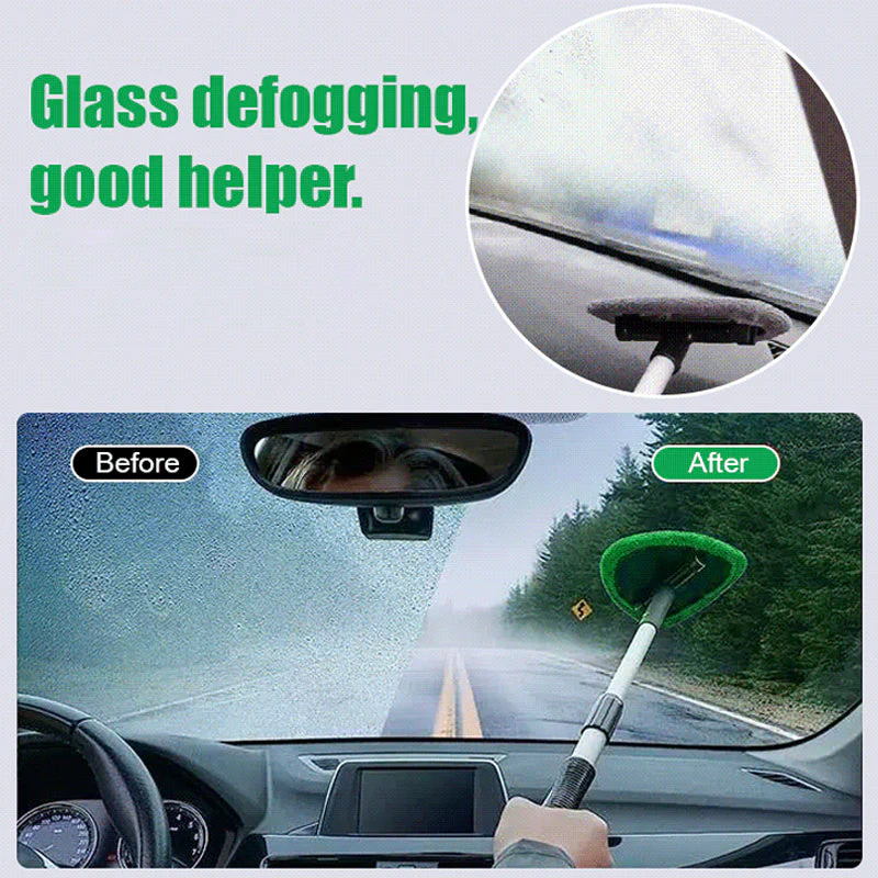 Windshield Cleaning Tool Set with Extendable Handle - Image 8