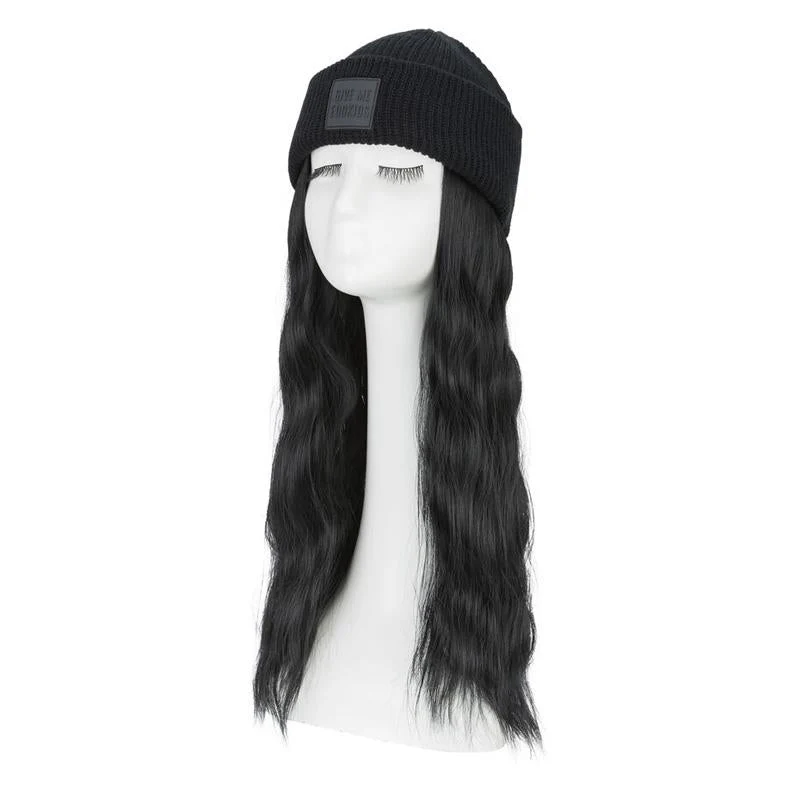 Women's Knitted Cap Wigs - Image 5