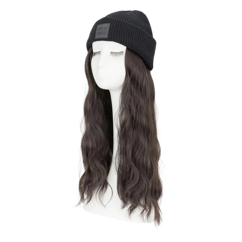 Women's Knitted Cap Wigs - Image 6