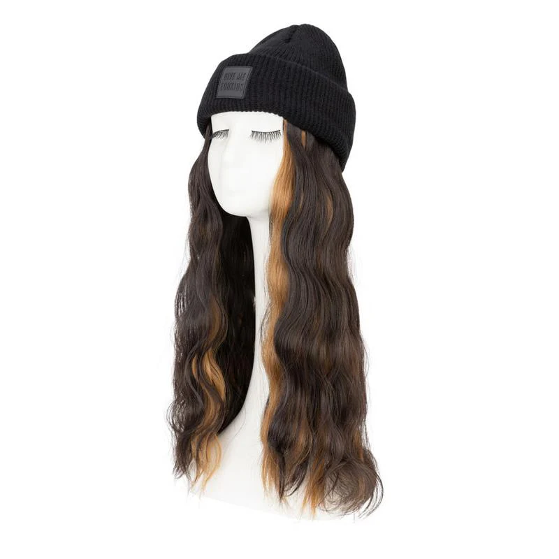 Women's Knitted Cap Wigs - Image 8