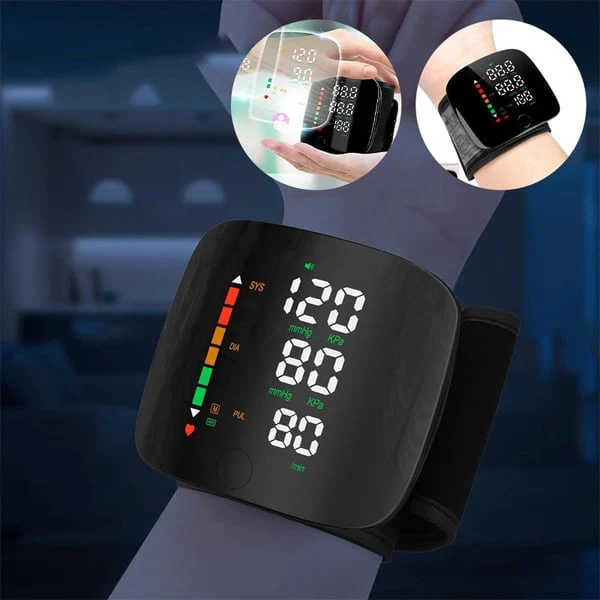 Wrist Blood Pressure Monitor – LED Display, Adjustable, Health Tracking - Image 6